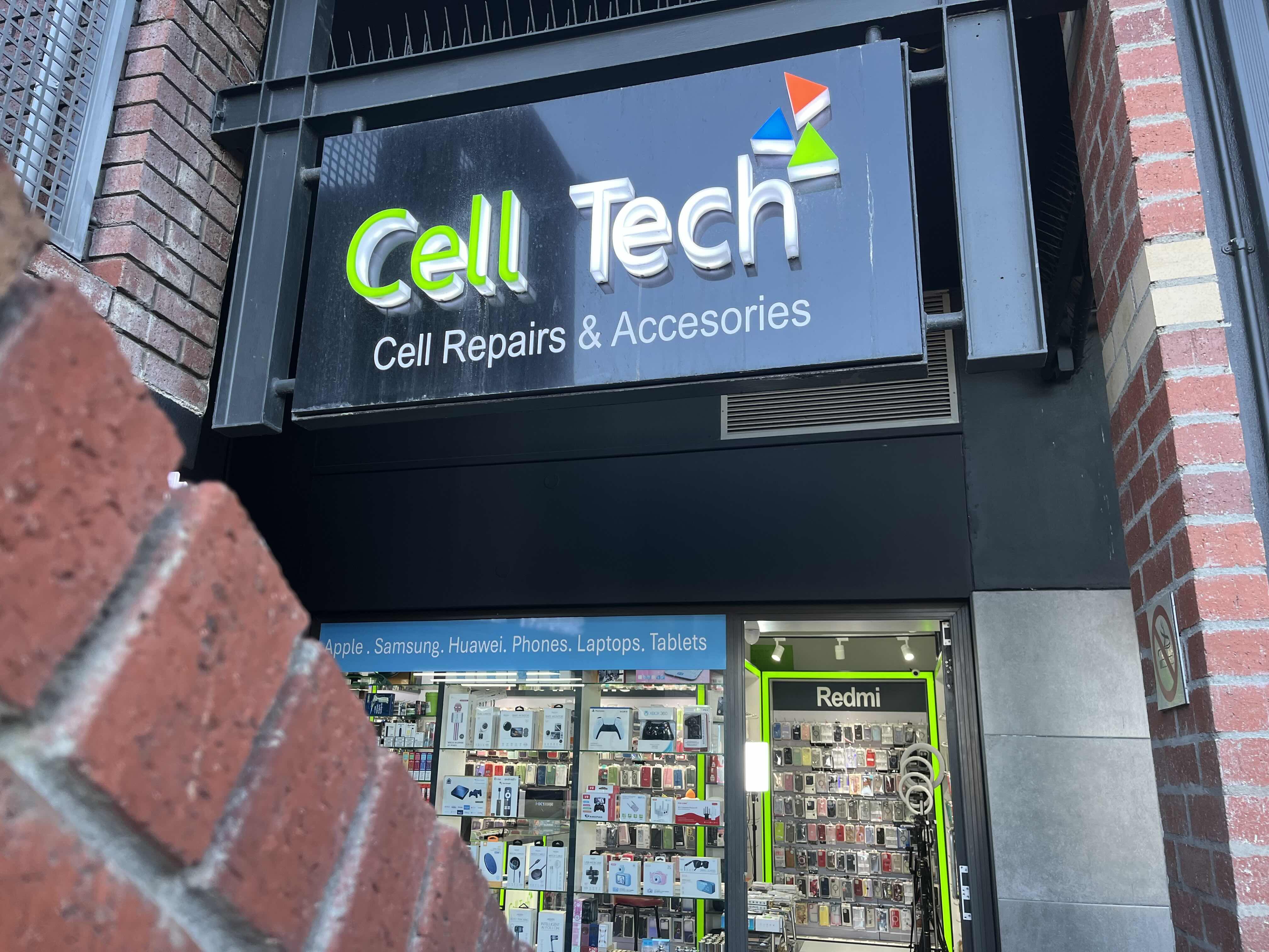 The entrance to Cell Tech at Welgemoed Forum